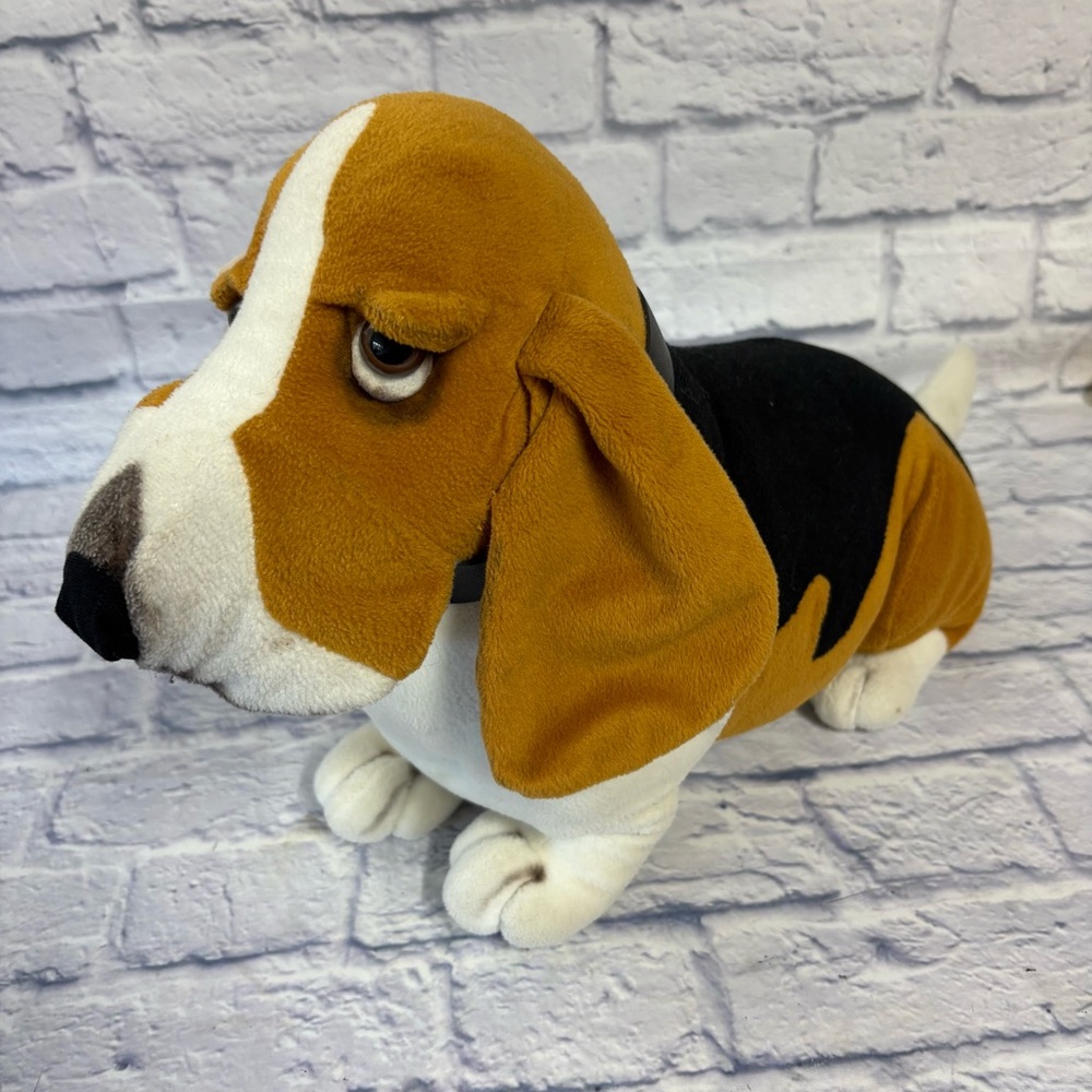 Vintage Stuffins Basset Hound 13” Plush Realist Dog Puppy Plush Stuffed Animal